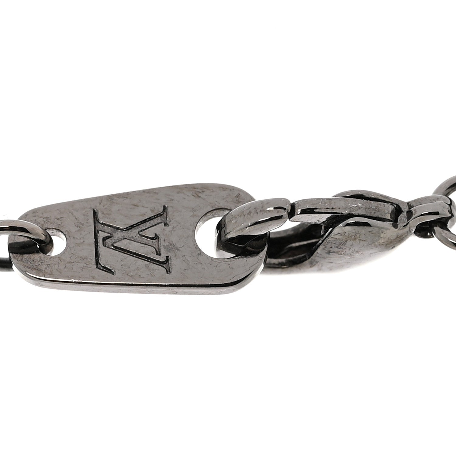 Louis Vuitton LV Upside Down Necklace Gunmetal 1773455 – FASHIONPHILE
