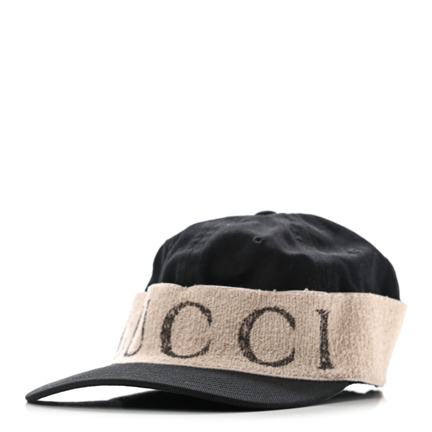 Gabardine Gucci Headband Baseball Hat L Black