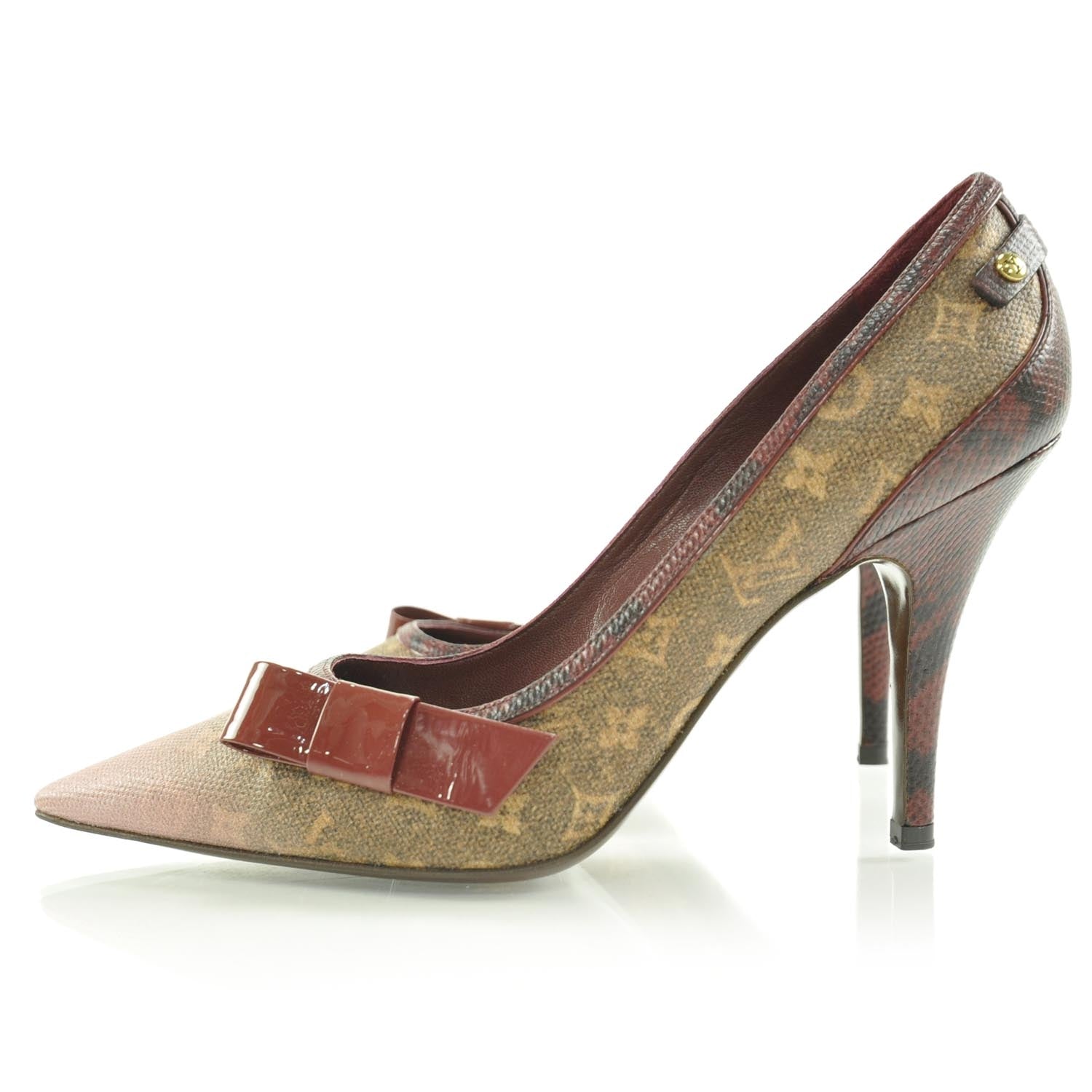 Louis Vuitton Monogram Richard Prince Rose Heels 38.5 3 of 8