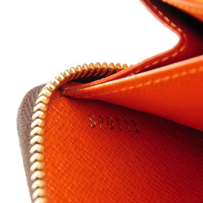 Louis Vuitton Monogram My LV Heritage Zippy Wallet Blue Marine Orange 11 of 14