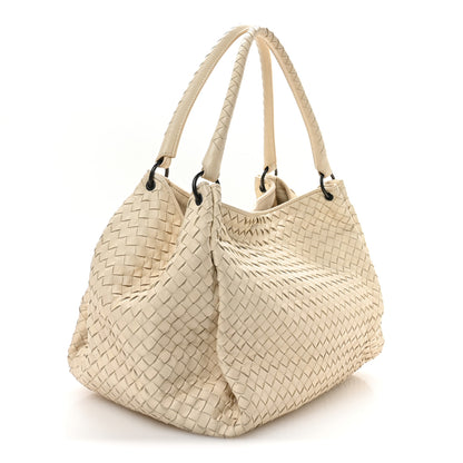 Bottega Veneta Nappa Intrecciato Parachute Bag White 3 of 10