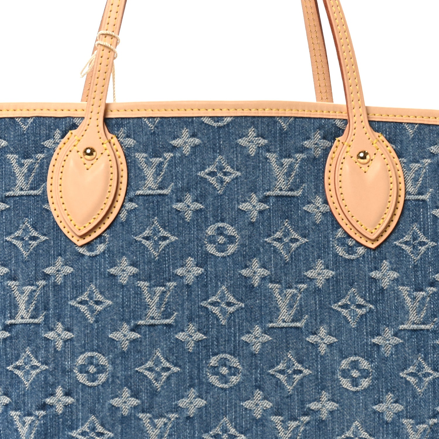 Louis Vuitton Monogram Denim Neo Neverfull MM Blue 1838423