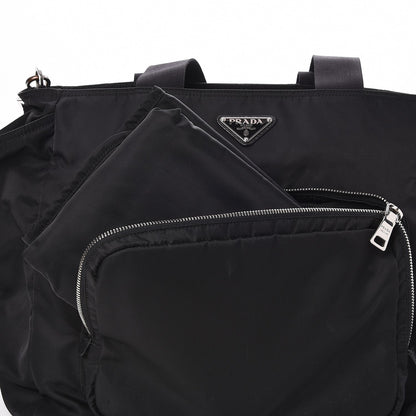 Prada Tessuto Nylon Vela Diaper Bag Black 8 of 9
