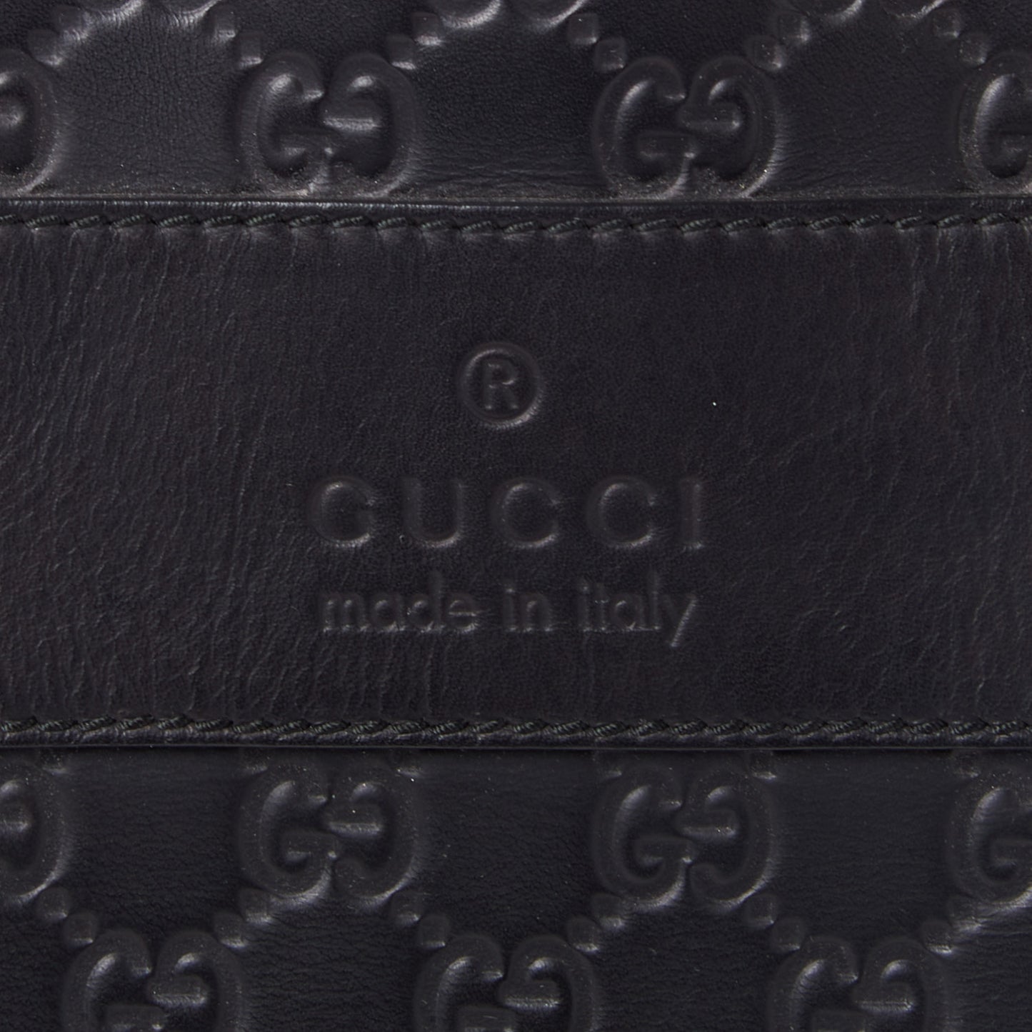 Guccissima Web Briefcase Black