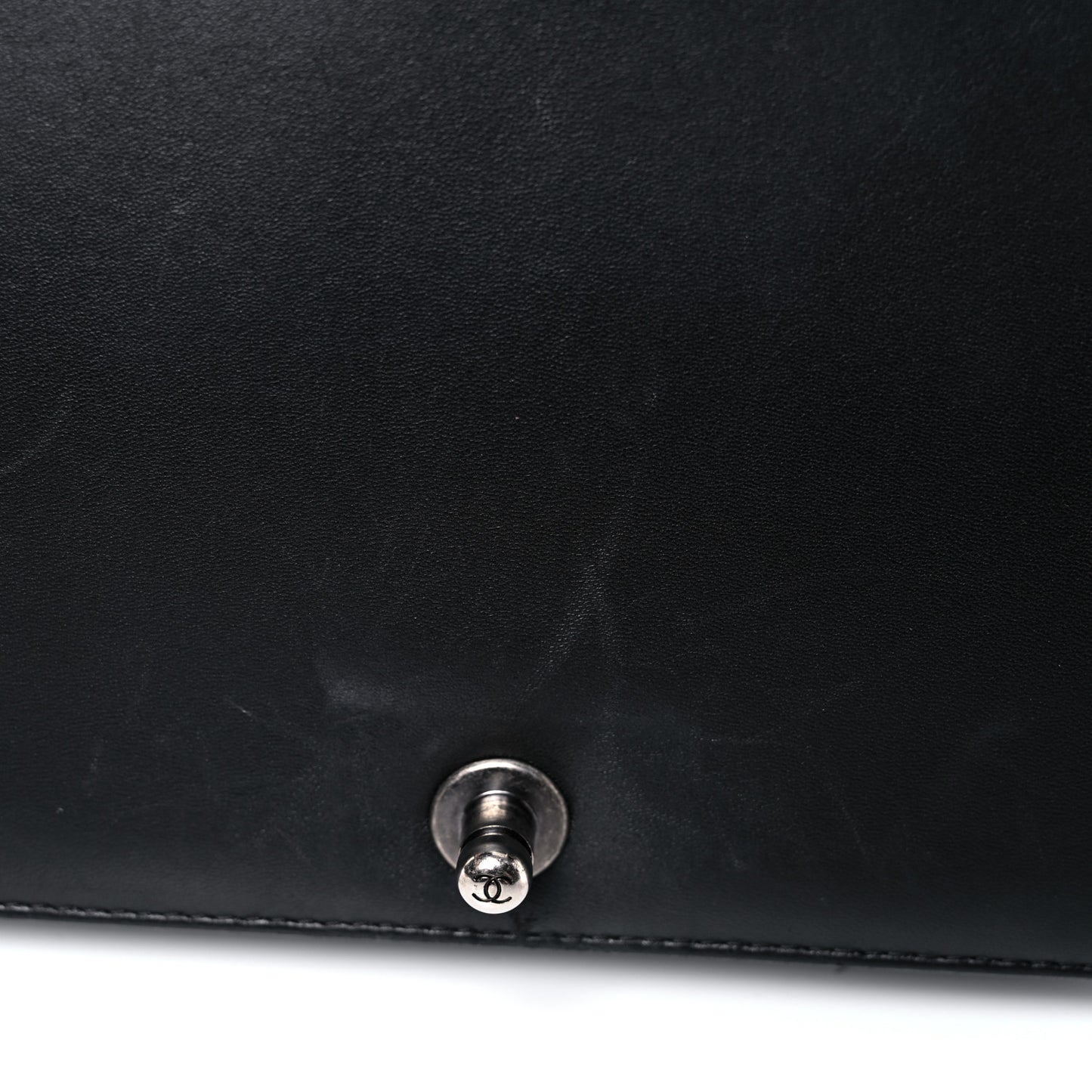 Lambskin Quilted New Medium Boy Flap Black
