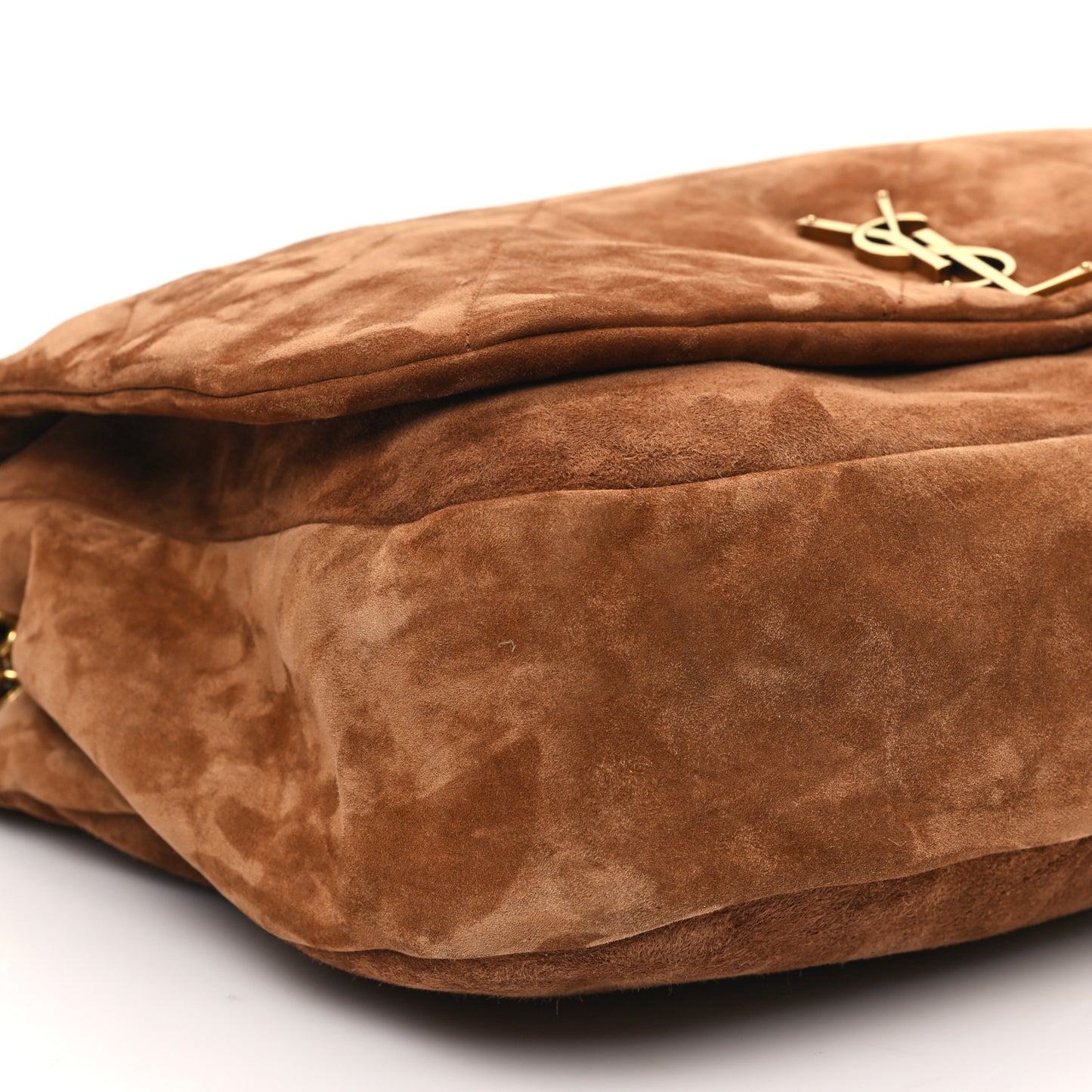 Suede Matelasse Monogram Large Jamie 4.3 Snuff