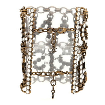 Chanel Crystal City of Lights Letter Chain Bracelet Gold 2 of 3