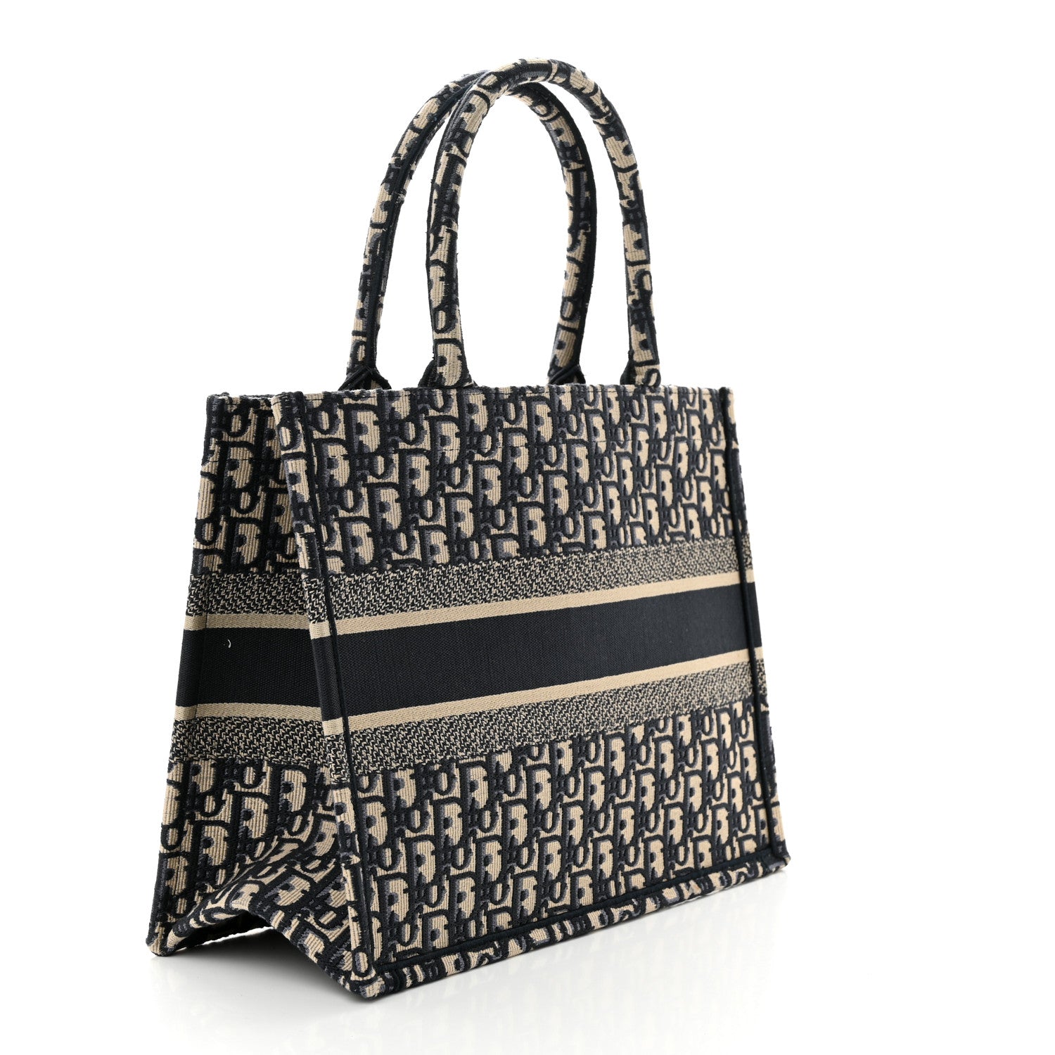 Christian Dior Oblique Medium Book Tote Blue Multicolor 3 of 10