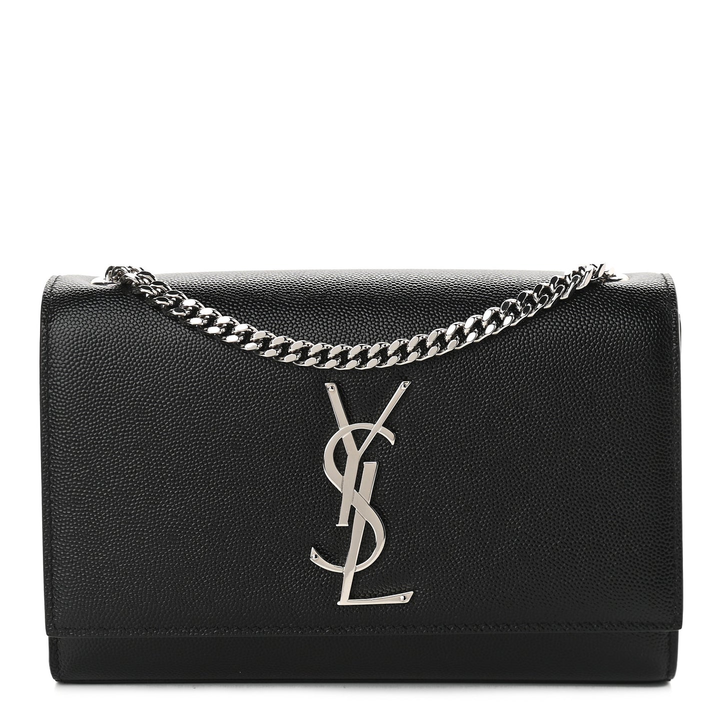 Grain De Poudre Small Monogram Kate Satchel Black