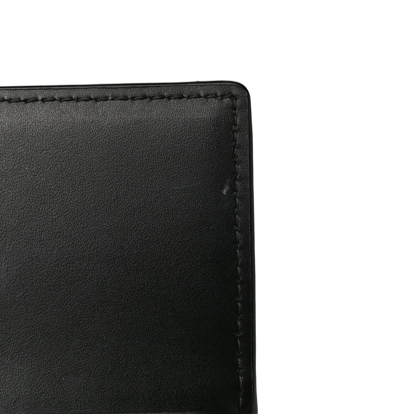 Calfskin Milla Tri-Fold Wallet Black