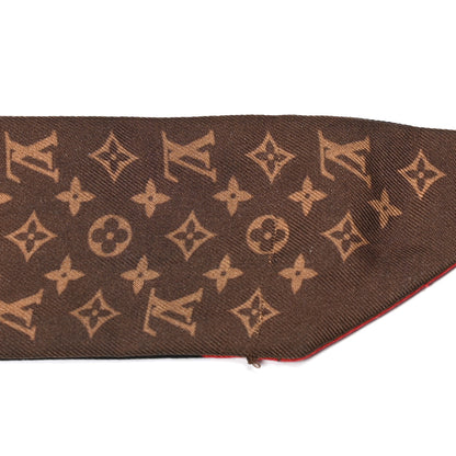 Louis Vuitton Silk Monogram LV Stories BB Bandeau Black 6 of 6