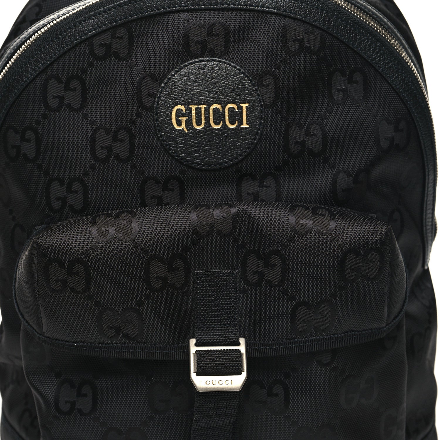 Gucci Econyl Nylon Monogram Off The Grid Backpack Black 8 of 10