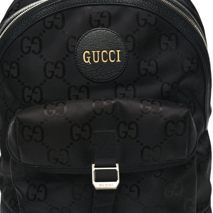 Gucci Econyl Nylon Monogram Off The Grid Backpack Black 8 of 10