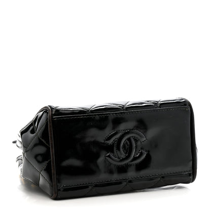 Chanel Patent Quilted Mini Shoulder Bag Black 4 of 15
