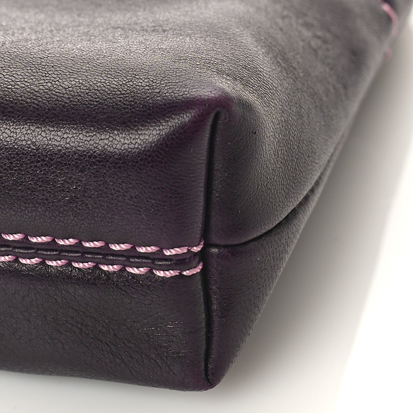 Lambskin Lax Pochette Dark Purple