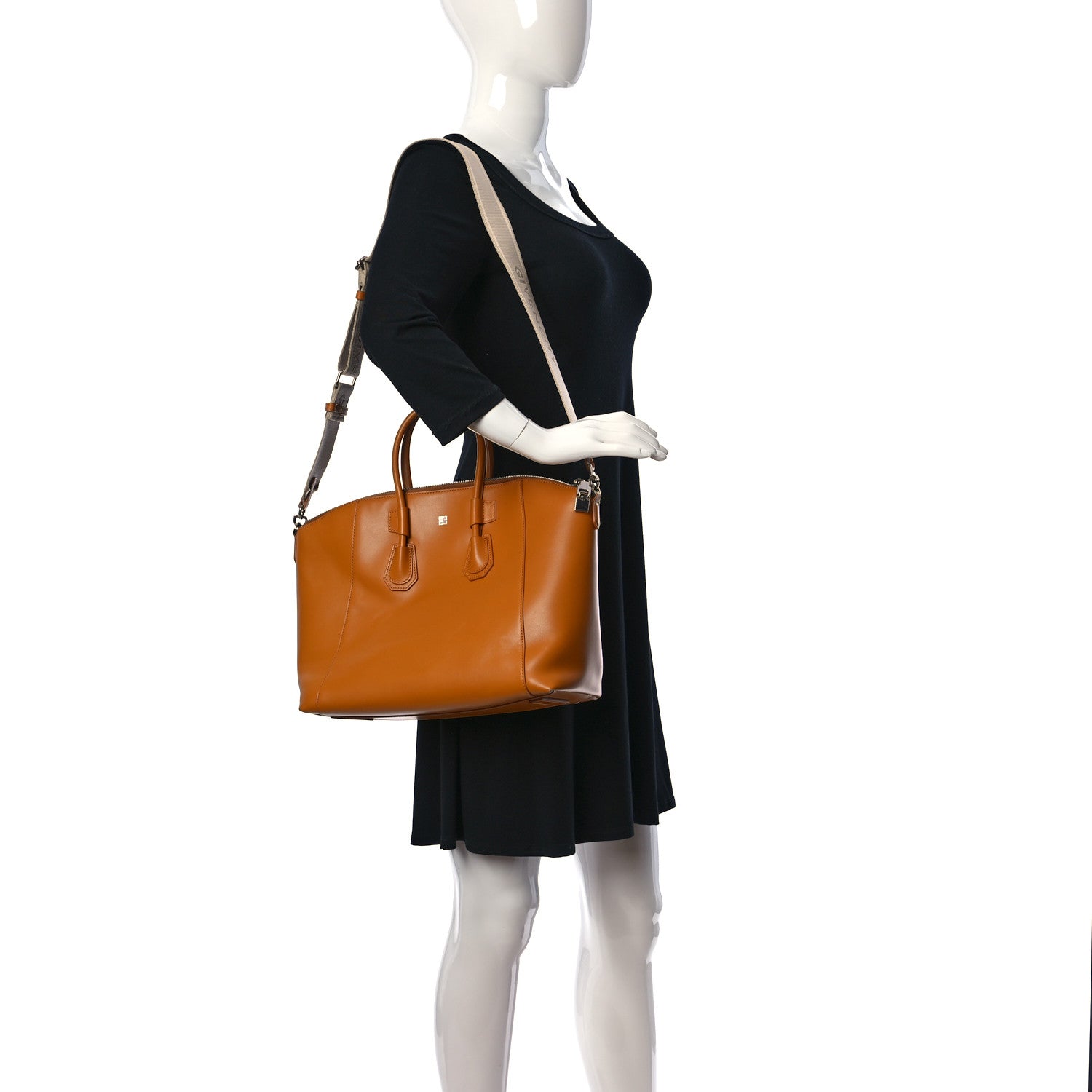 Givenchy Box Calfskin Small Antigona Sport Top Handle Bag Pumpkin 2 of 12