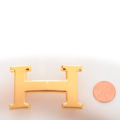 Hermes Polished 32mm H Belt Buckle Gold 2 of 5