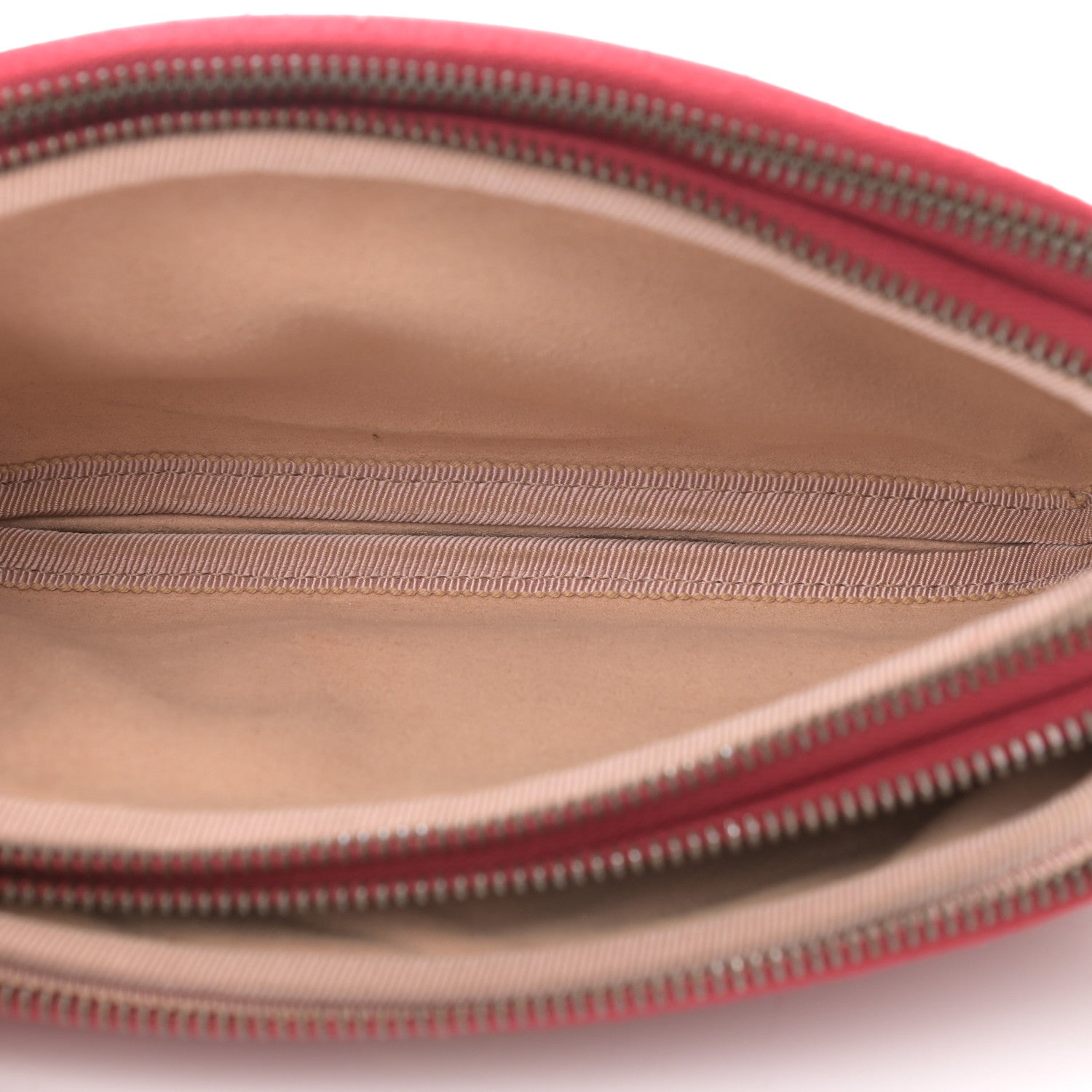 Gucci Calfskin Matelasse Mini GG Marmont Chain Crossbody Bag Hibiscus Red 6 of 13