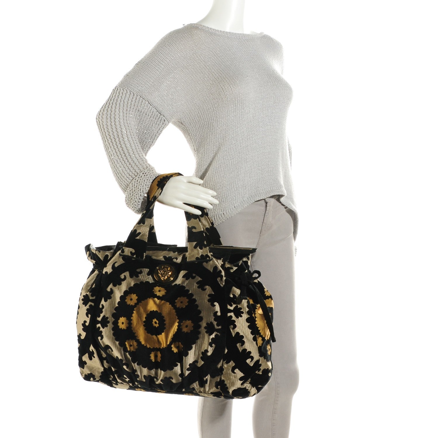 Gucci Tapestry Large Hysteria Tote 2 of 8