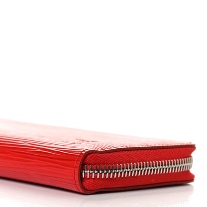Louis Vuitton Epi Clemence Wallet Coquelicot 8 of 10