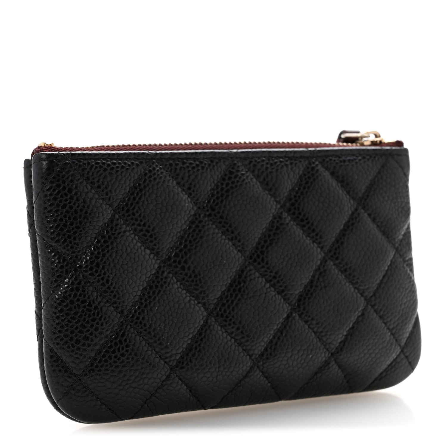 Chanel Caviar Quilted Small Cosmetic Case Black 3 of 10