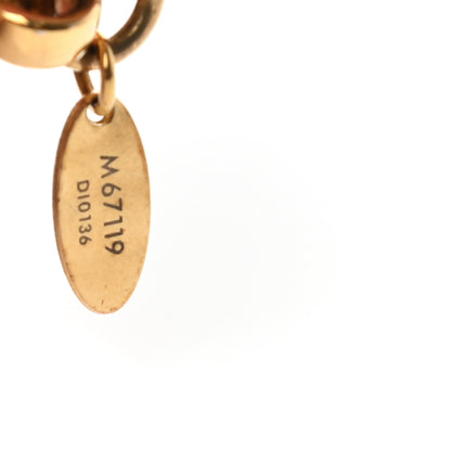 Louis Vuitton Metal Enamel Fleur De Monogram Bag Charm Dore 4 of 4