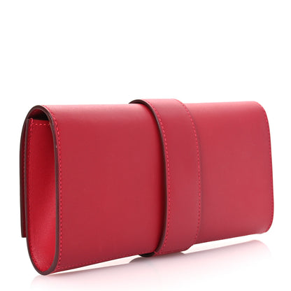 Hermes Tadelakt Medor 23 Clutch Rouge Vif Rouge Vif 3 of 8