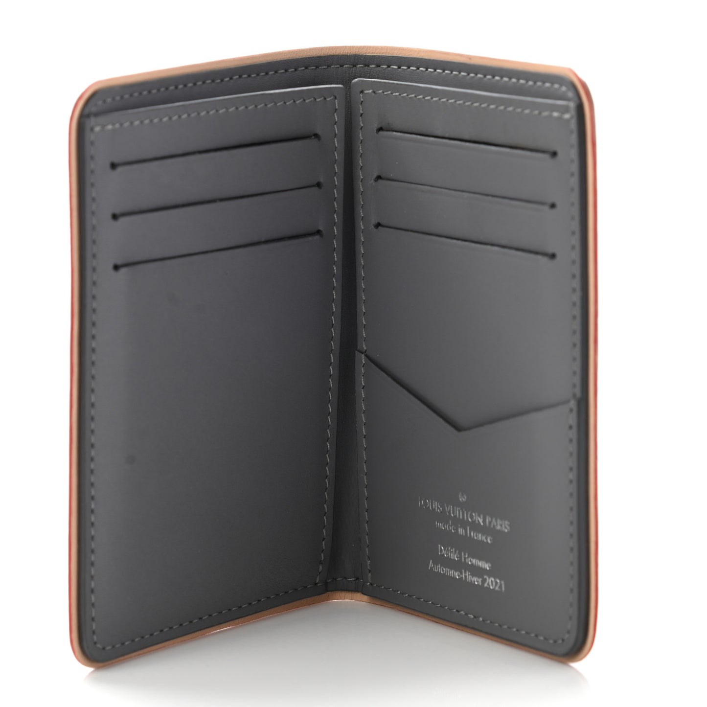 Monogram Mirror Slender Pocket Organizer