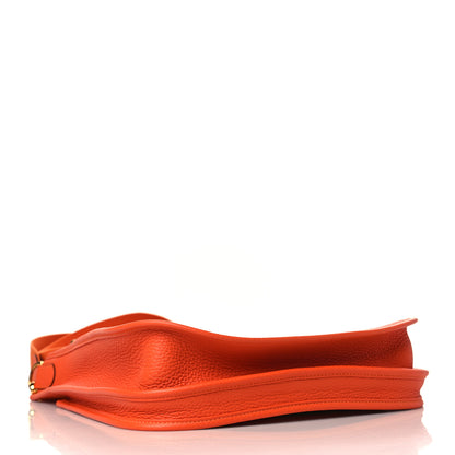 Hermes Taurillon Clemence Evelyne III PM Feu 4 of 10