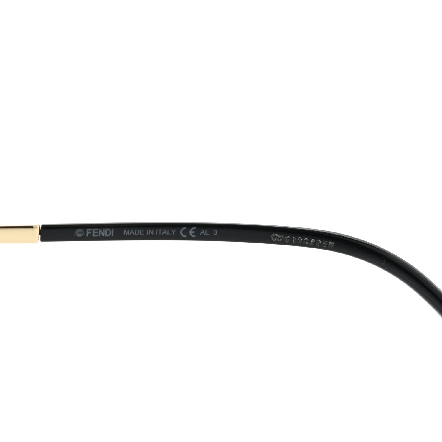 Fendi Square Sunglasses FF 0402/S Black 5 of 6
