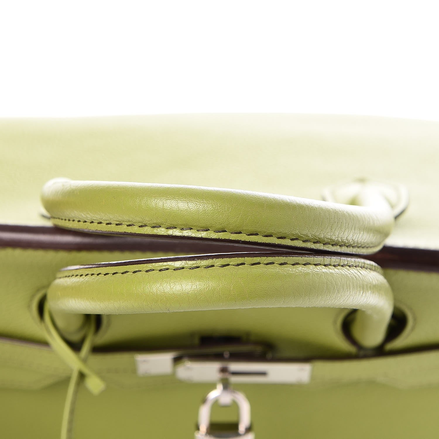 Hermes Taurillon Clemence Birkin 35 Vert Anis 40 of 41