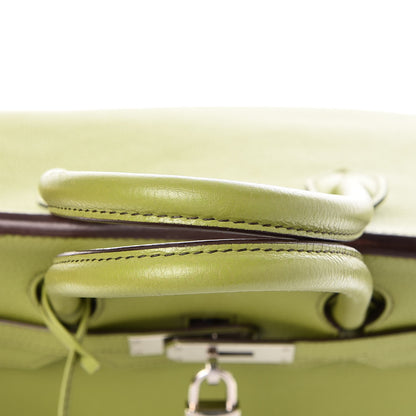 Hermes Taurillon Clemence Birkin 35 Vert Anis 40 of 41
