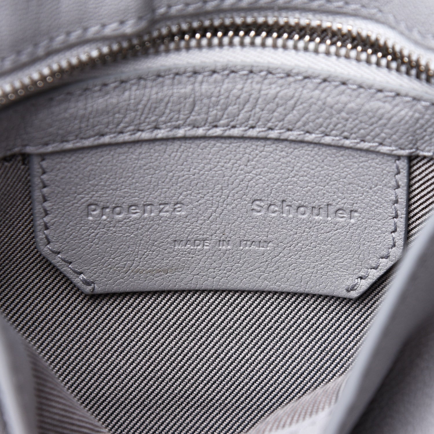 Proenza Schouler Lambskin PS1 Mini Crossbody Dove Grey 5 of 8