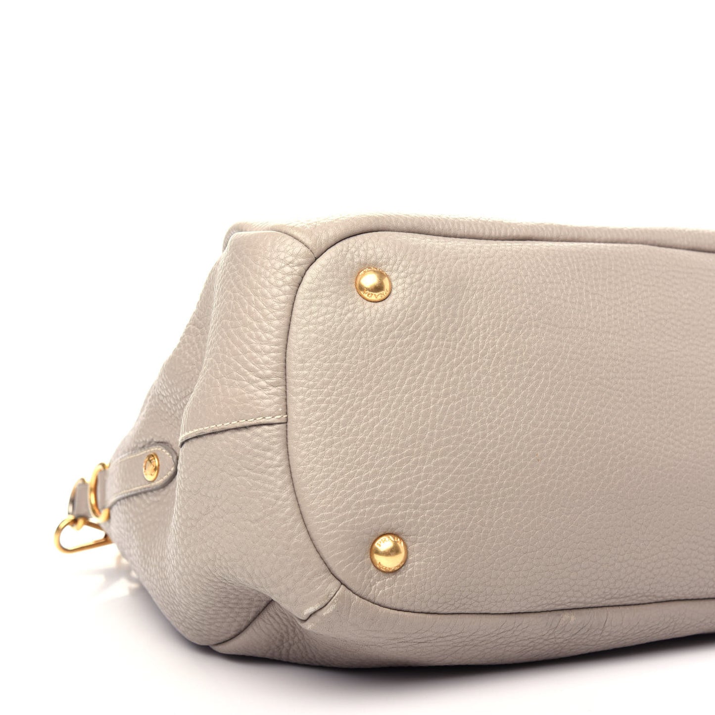 Vitello Daino Shoulder Bag Argilla