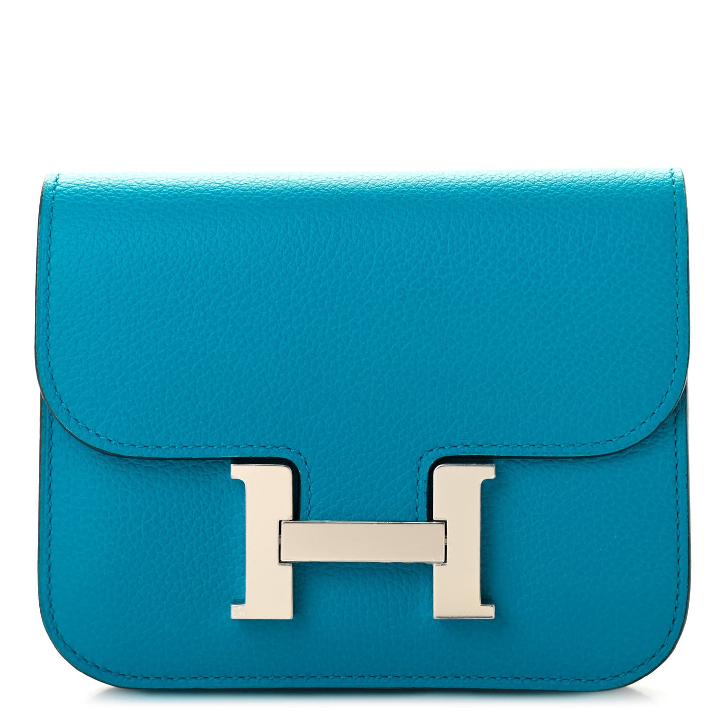 Evercolor Bi-Color Constance Slim Wallet Bleu Frida Rose Mexico