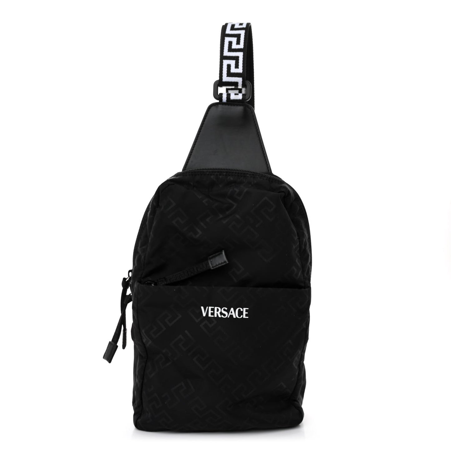 Nylon Sling Bag Black