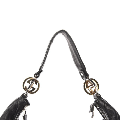 Gucci Guccissima Large GG Twins Hobo Black 11 of 14