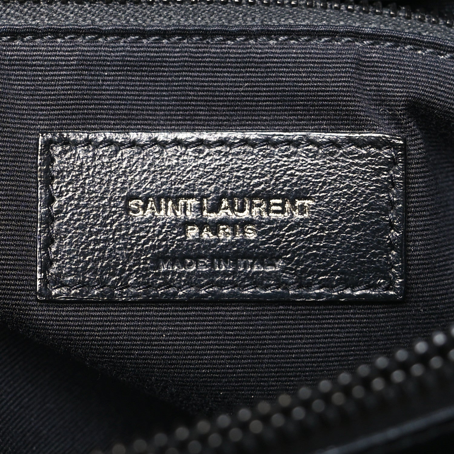Saint Laurent Calfskin Y Quilted Monogram Monochrome Medium Loulou Chain Satchel Black 6 of 10