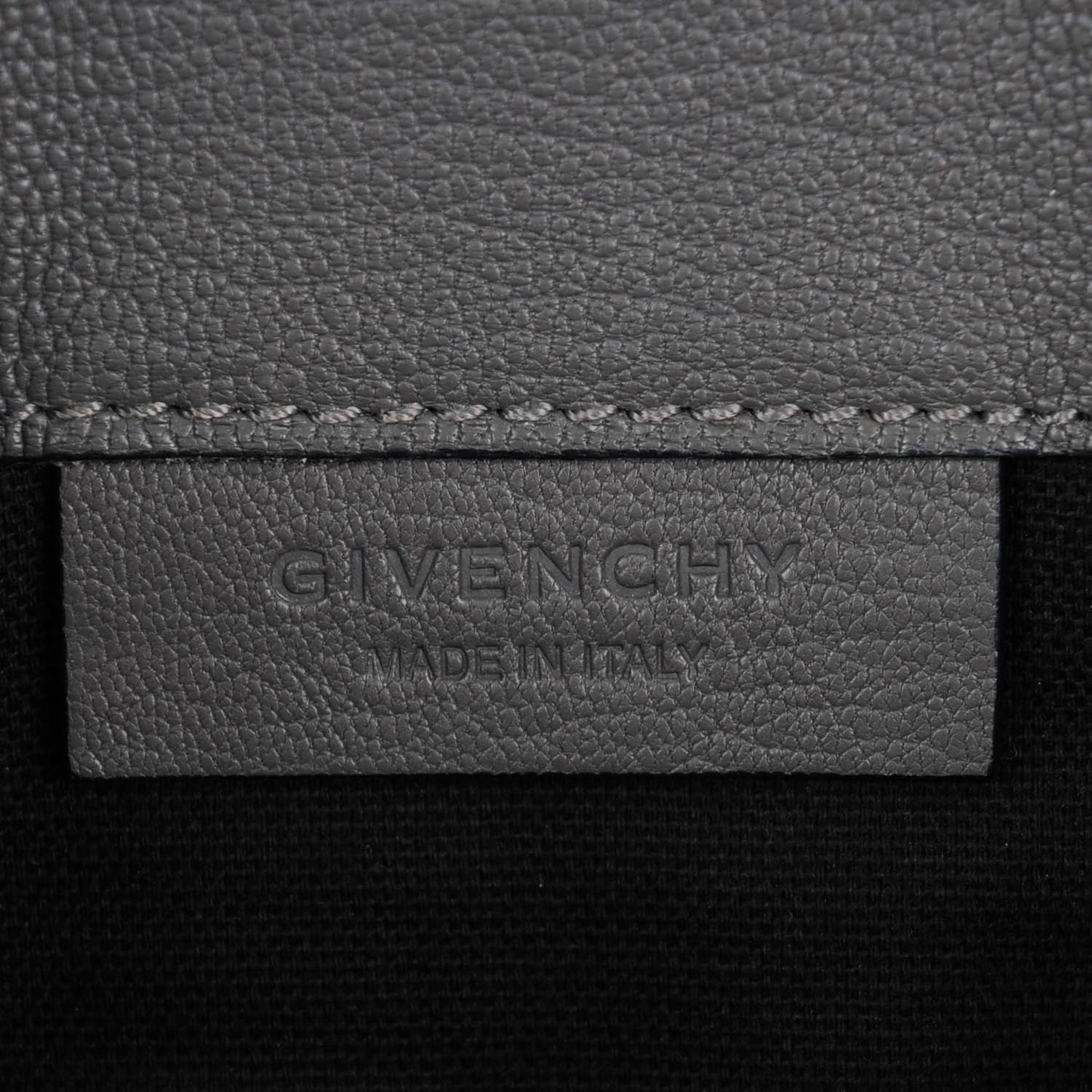 Sugar Goatskin Medium Antigona Envelope Clutch Grey