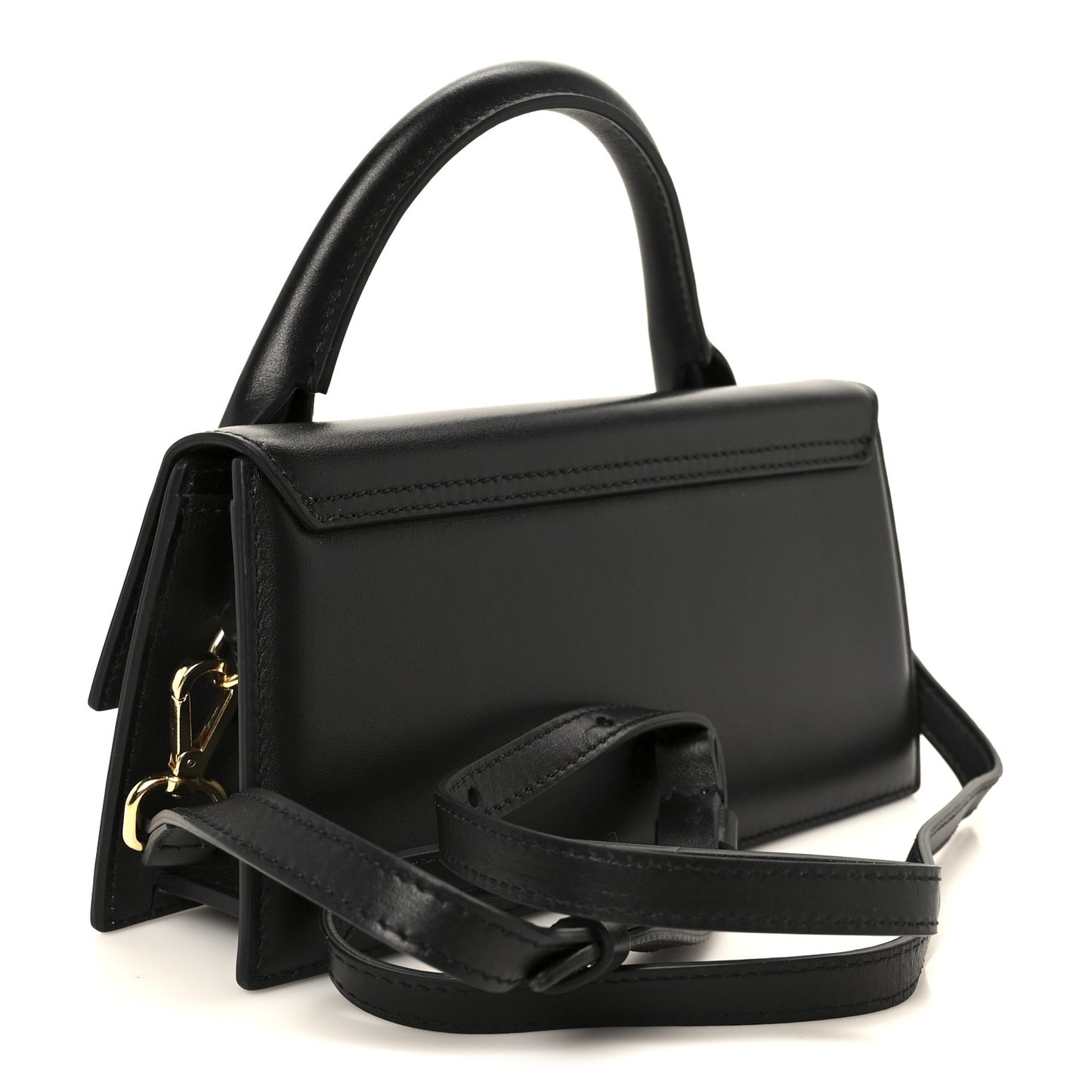 Smooth Calfskin Le Chiquito Long Black