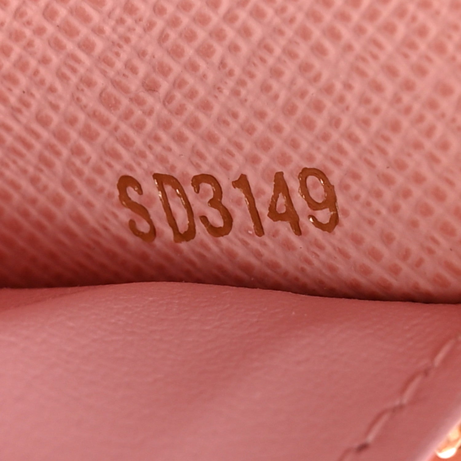 Louis Vuitton Damier Azur Clemence Wallet Rose Ballerine 7 of 7