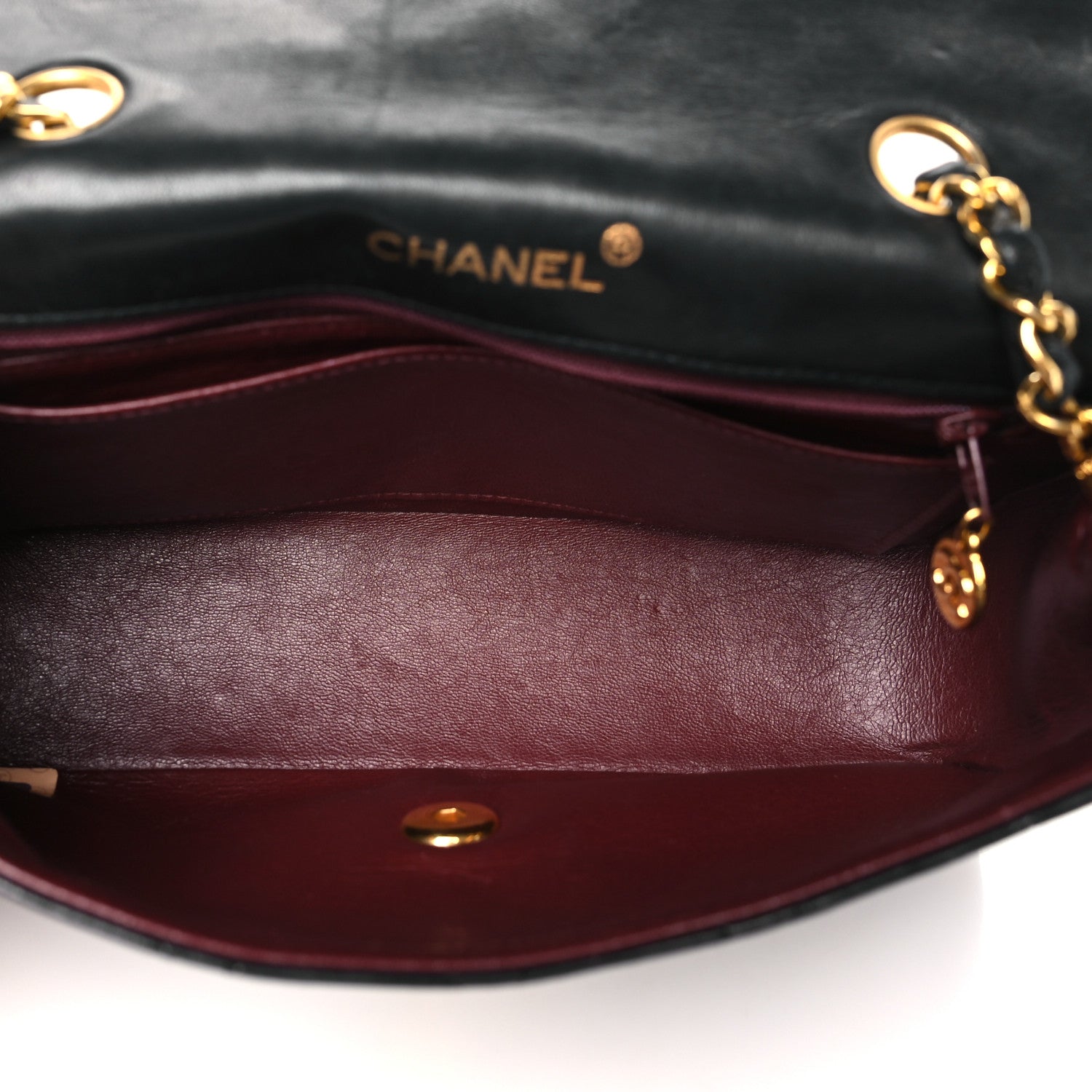 Chanel Lambskin Quilted Small Single Flap Black 5 of 10