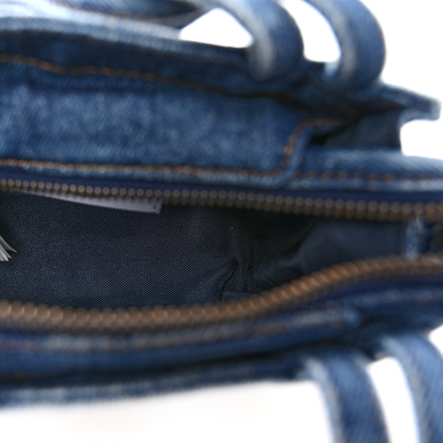 Telfar Denim Small Shopping Bag Blue 5 of 10