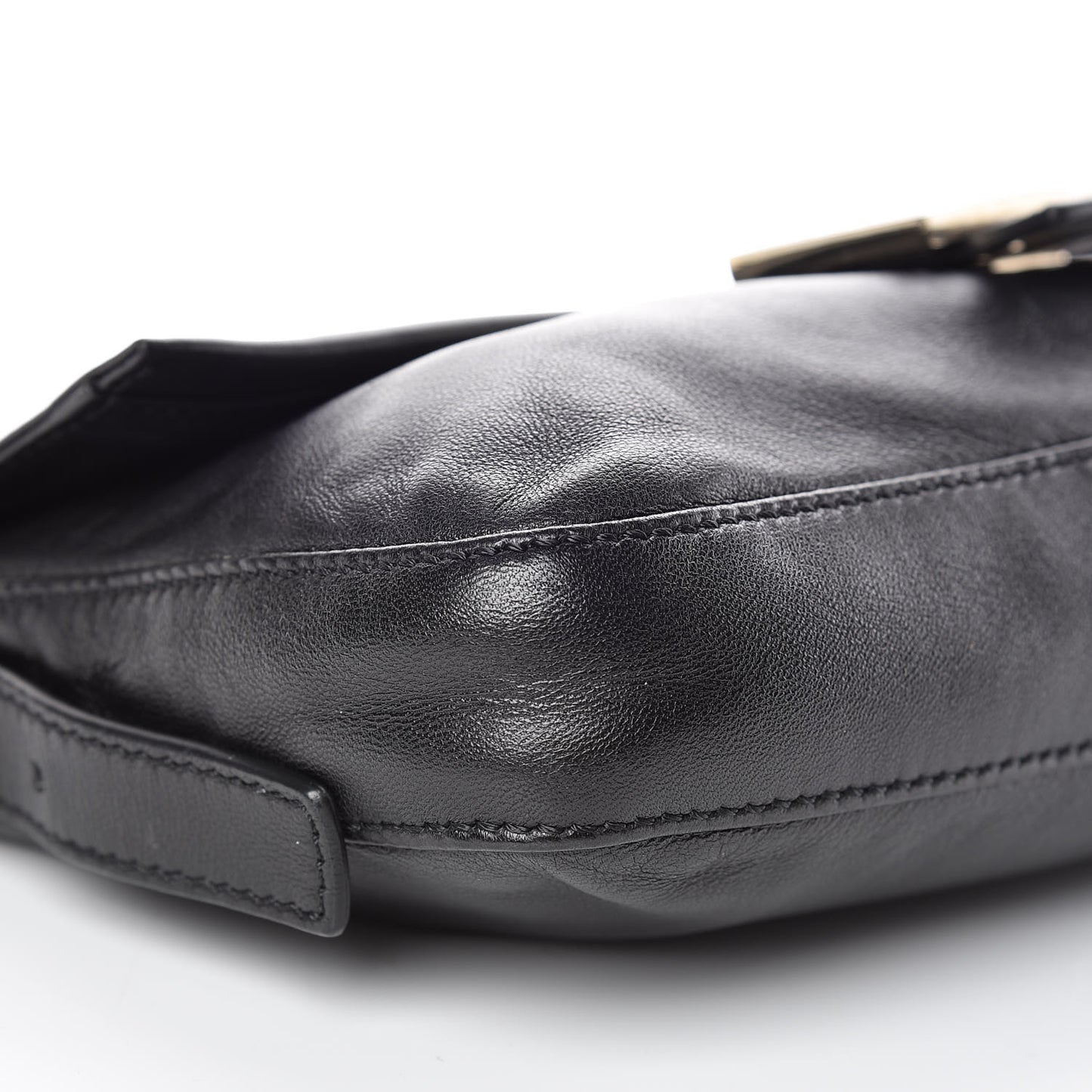 Calfskin Baguette Black