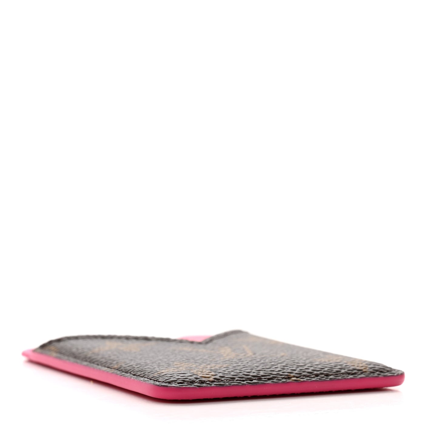 Monogram Macassar Magnetic Card Holder Pondichery Pink