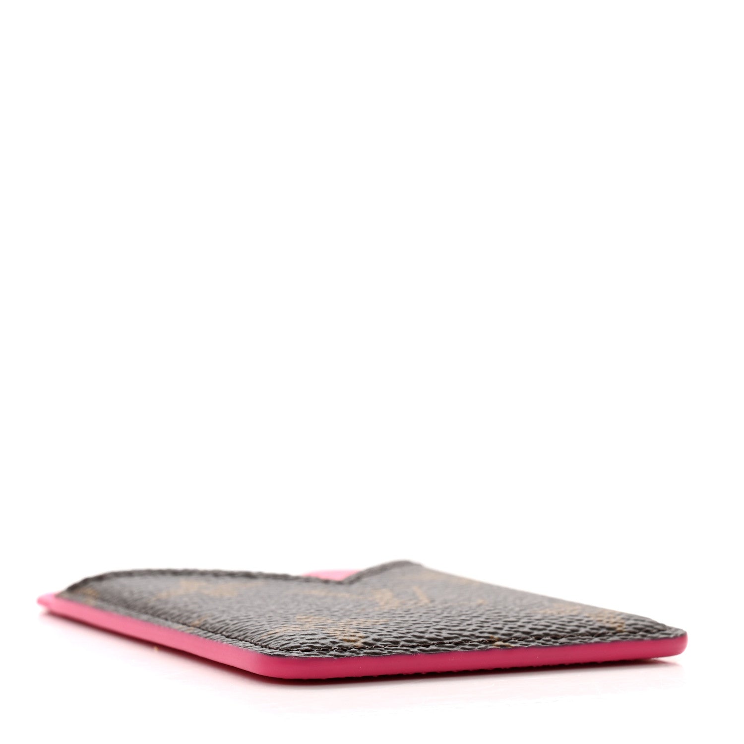 Louis Vuitton Monogram Macassar Magnetic Card Holder Pondichery Pink 4 of 9