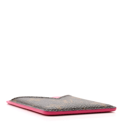 Louis Vuitton Monogram Macassar Magnetic Card Holder Pondichery Pink 4 of 9