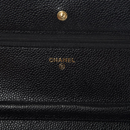 Chanel Caviar Quilted Wallet On Chain WOC Black 8 of 11