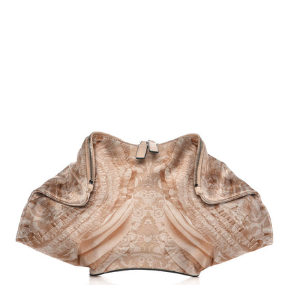 Alexander McQueen Silk Lace Print De Manta Clutch 1 of 11