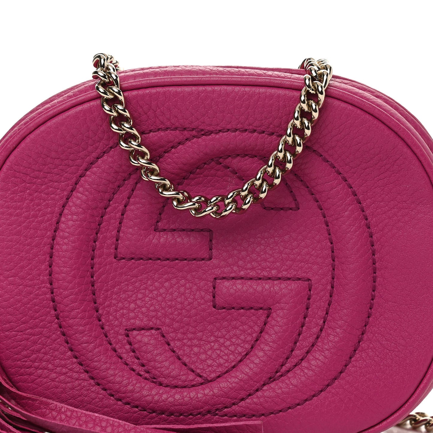 Cellarius Calfskin Mini Soho Chain Bag Bright Bouganville